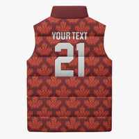 2026 World Football Host Country Canada Custom Sleeveless Puffer Jacket