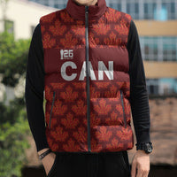 2026 World Football Host Country Canada Custom Sleeveless Puffer Jacket