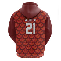 2026 World Football Host Country Canada Custom Zip Hoodie