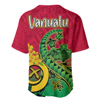 Vanuatu Islands Baseball Jersey Polynesian Tattoo and Sea Turtle LT9 - Wonder Print Shop