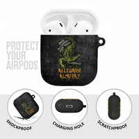 Alligator Alcatraz Est 2025 AirPods Case Vintage Retro - Wonder Print Shop