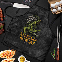 Alligator Alcatraz Est 2025 Apron Vintage Retro - Wonder Print Shop