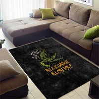 Alligator Alcatraz Est 2025 Area Rug Vintage Retro - Wonder Print Shop