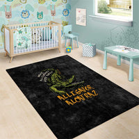 Alligator Alcatraz Est 2025 Area Rug Vintage Retro - Wonder Print Shop