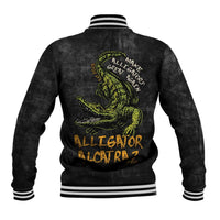 Alligator Alcatraz Est 2025 Baseball Jacket Vintage Retro - Wonder Print Shop