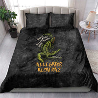 Alligator Alcatraz Est 2025 Bedding Set Vintage Retro - Wonder Print Shop