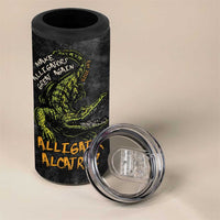 Alligator Alcatraz Est 2025 4 in 1 Can Cooler Tumbler Vintage Retro - Wonder Print Shop