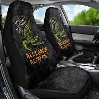 Alligator Alcatraz Est 2025 Car Seat Cover Vintage Retro - Wonder Print Shop