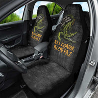 Alligator Alcatraz Est 2025 Car Seat Cover Vintage Retro - Wonder Print Shop