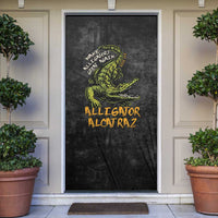 Alligator Alcatraz Est 2025 Door Cover Vintage Retro - Wonder Print Shop