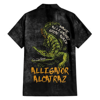 Alligator Alcatraz Est 2025 Family Matching Puletasi and Hawaiian Shirt Vintage Retro - Wonder Print Shop