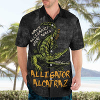 Alligator Alcatraz Est 2025 Hawaiian Shirt Vintage Retro - Wonder Print Shop