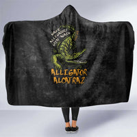 Alligator Alcatraz Est 2025 Hooded Blanket Vintage Retro - Wonder Print Shop
