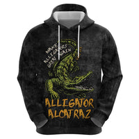 Alligator Alcatraz Est 2025 Hoodie Vintage Retro - Wonder Print Shop
