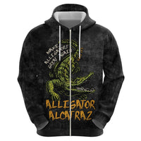 Alligator Alcatraz Est 2025 Hoodie Vintage Retro - Wonder Print Shop