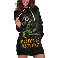Alligator Alcatraz Est 2025 Hoodie Dress Vintage Retro - Wonder Print Shop