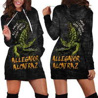 Alligator Alcatraz Est 2025 Hoodie Dress Vintage Retro - Wonder Print Shop