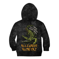 Alligator Alcatraz Est 2025 Kid Hoodie Vintage Retro - Wonder Print Shop