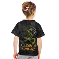 Alligator Alcatraz Est 2025 Kid T Shirt Vintage Retro - Wonder Print Shop