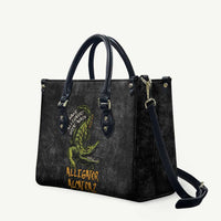 Alligator Alcatraz Est 2025 Leather Bag Vintage Retro - Wonder Print Shop