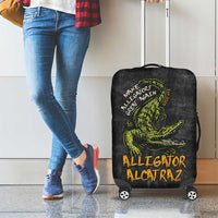 Alligator Alcatraz Est 2025 Luggage Cover Vintage Retro - Wonder Print Shop