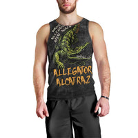 Alligator Alcatraz Est 2025 Men Tank Top Vintage Retro - Wonder Print Shop