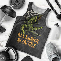 Alligator Alcatraz Est 2025 Men Tank Top Vintage Retro - Wonder Print Shop