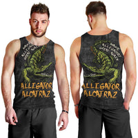 Alligator Alcatraz Est 2025 Men Tank Top Vintage Retro - Wonder Print Shop