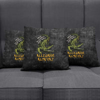 Alligator Alcatraz Est 2025 Pillow Cover Vintage Retro - Wonder Print Shop