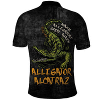 Alligator Alcatraz Est 2025 Polo Shirt Vintage Retro - Wonder Print Shop