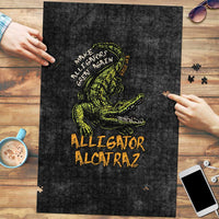 Alligator Alcatraz Est 2025 Puzzle Vintage Retro - Wonder Print Shop
