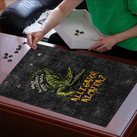 Alligator Alcatraz Est 2025 Puzzle Vintage Retro - Wonder Print Shop