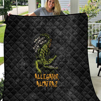 Alligator Alcatraz Est 2025 Quilt Vintage Retro - Wonder Print Shop
