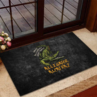 Alligator Alcatraz Est 2025 Rubber Doormat Vintage Retro - Wonder Print Shop