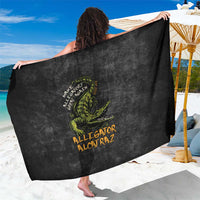 Alligator Alcatraz Est 2025 Sarong Vintage Retro - Wonder Print Shop