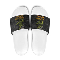 Alligator Alcatraz Est 2025 Slide Sandals Vintage Retro - Wonder Print Shop