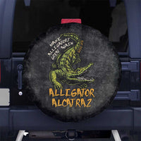 Alligator Alcatraz Est 2025 Spare Tire Cover Vintage Retro - Wonder Print Shop