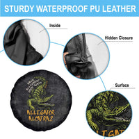 Alligator Alcatraz Est 2025 Spare Tire Cover Vintage Retro - Wonder Print Shop