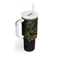 Alligator Alcatraz Est 2025 Tumbler With Handle Vintage Retro - Wonder Print Shop