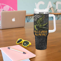 Alligator Alcatraz Est 2025 Tumbler With Handle Vintage Retro - Wonder Print Shop