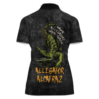 Alligator Alcatraz Est 2025 Women Polo Shirt Vintage Retro - Wonder Print Shop
