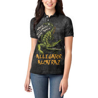 Alligator Alcatraz Est 2025 Women Polo Shirt Vintage Retro - Wonder Print Shop
