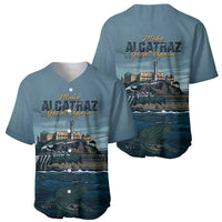 Make Alcatraz Great Again Baseball Jersey Vintage Retro - Wonder Print Shop