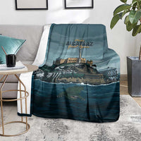 Make Alcatraz Great Again Blanket Vintage Retro - Wonder Print Shop