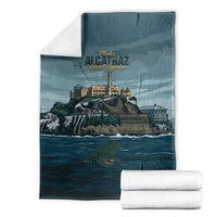 Make Alcatraz Great Again Blanket Vintage Retro - Wonder Print Shop