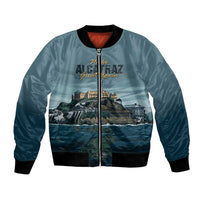 Make Alcatraz Great Again Bomber Jacket Vintage Retro - Wonder Print Shop