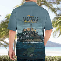 Make Alcatraz Great Again Hawaiian Shirt Vintage Retro - Wonder Print Shop