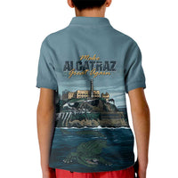 Make Alcatraz Great Again Kid Polo Shirt Vintage Retro - Wonder Print Shop