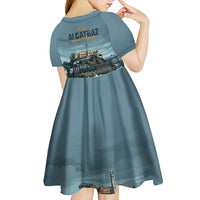 Make Alcatraz Great Again Kid Short Sleeve Dress Vintage Retro - Wonder Print Shop