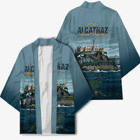 Make Alcatraz Great Again Kimono Vintage Retro - Wonder Print Shop